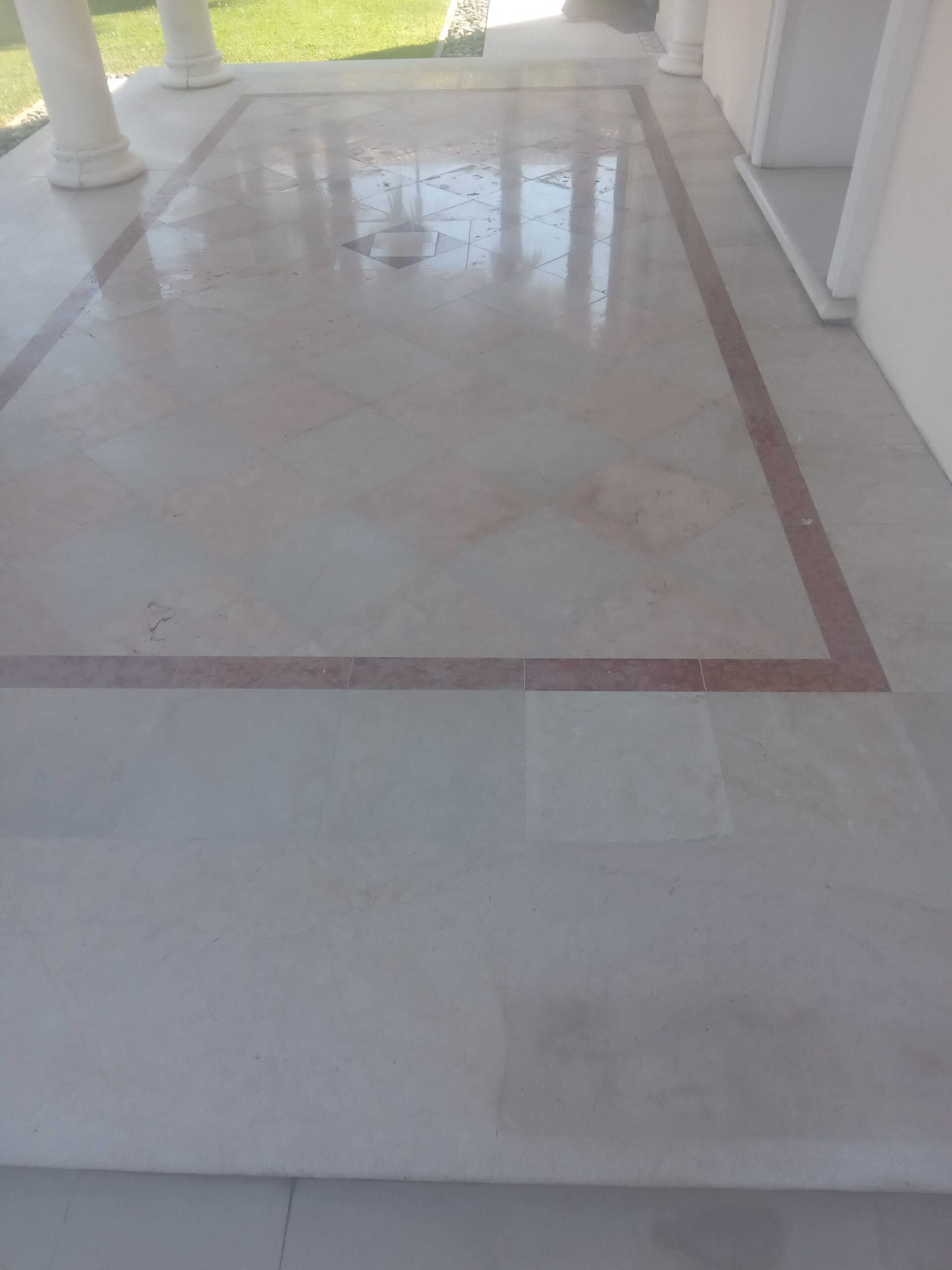 Marmo sporco pre pulitura